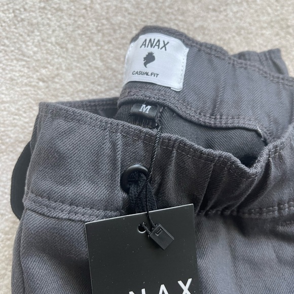 NWT ANAX Men's Jogger Casual Fit in Magnetic Grey Size M - Picture 5 of 6